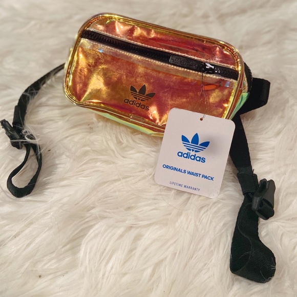 adidas waist bag hologram